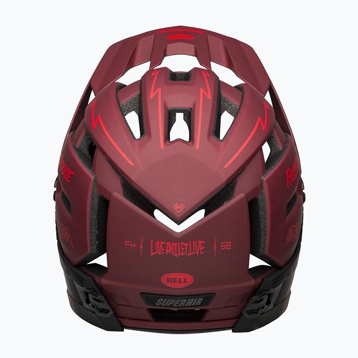 Bell FF Super Air R MIPS Spherical 2023 matte red black/fasthouse bike helmet 4