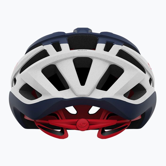 Giro Agilis Integrated MIPS matte midnight white/red bicycle helmet 3