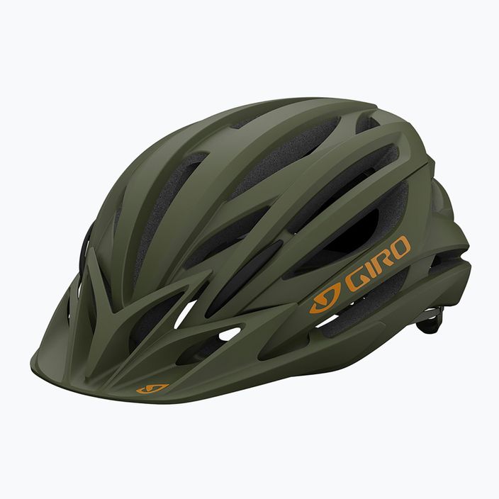 Giro Artex Integrated MIPS bicycle helmet matte trail green 7