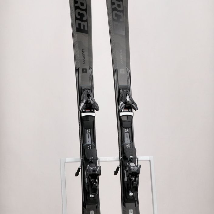 Men's downhill skis Salomon S/Force Ti 80 + Z12 GW grey L41496000/L4146890010 11