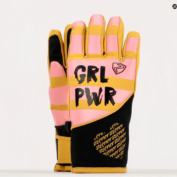 Children's ski glove ZIENER Liwa AS PR pink 801997 8