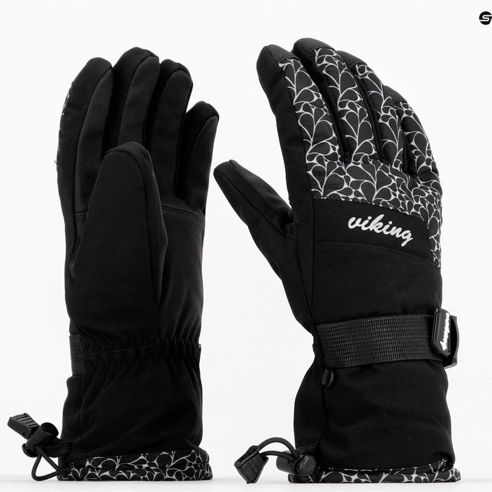 Women's ski glove Viking Tanuka Ski black 113/22/0990 7
