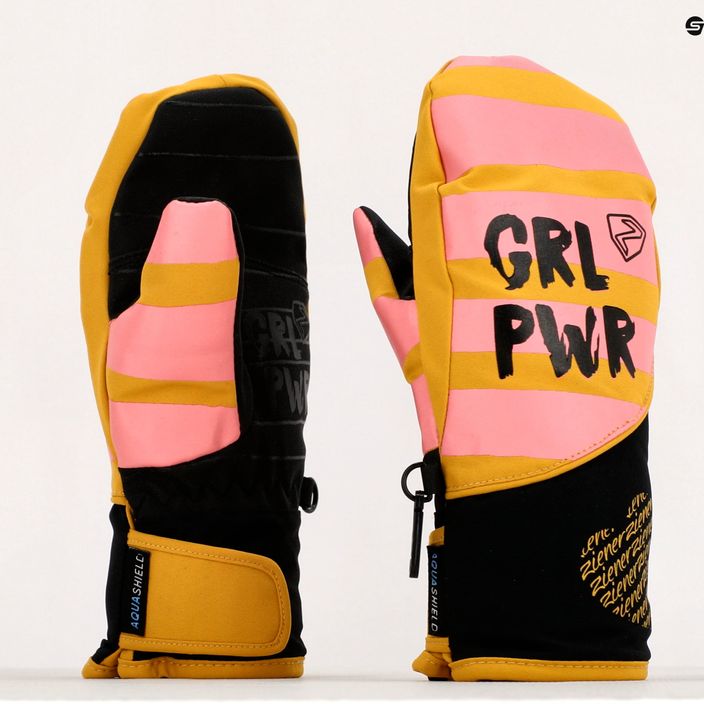 ZIENER Children's Ski Gloves Liwani AS PR Mitten pink 801998 8