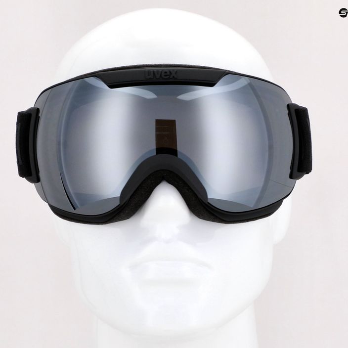 UVEX Downhill 2000 FM ski goggles black mat/mirror silver/clear 55/0/115/2030 8