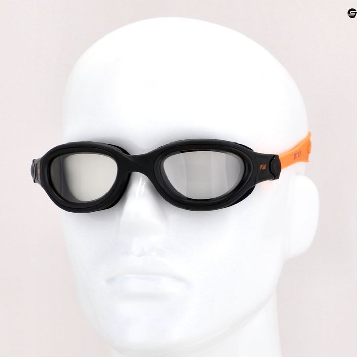 ZONE3 Venator-X Swim goggles black/neon orange SA21GOGVE113 7