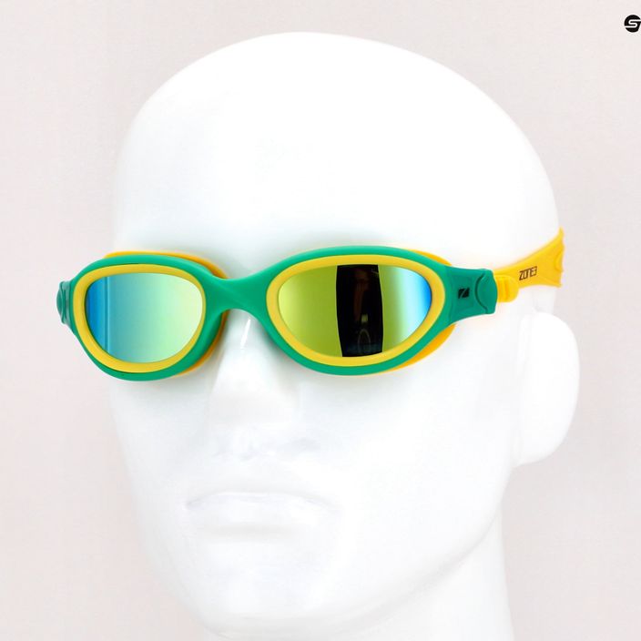 ZONE3 Venator-X Swim goggles green/yellow SA21GOGVE115 7