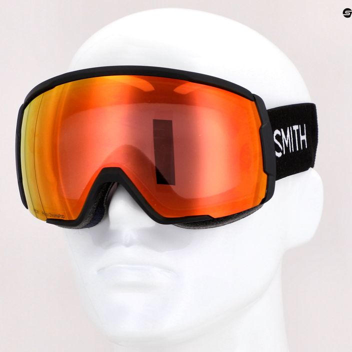Smith Proxy ski goggles black/chromapop photochromic red mirror M00741 9