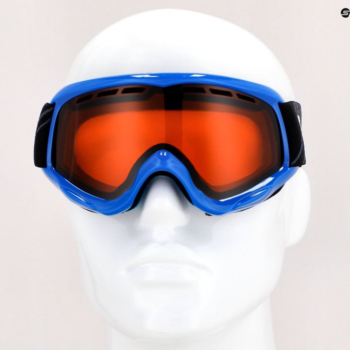 Salomon Juke Access blue/standard tonic orange children's ski goggles L40848200 11