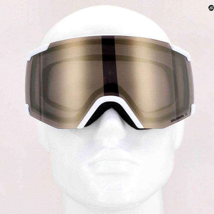 Salomon S/View ski goggles white/flash gold L47006600 11