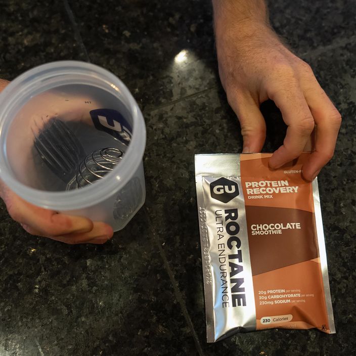 GU Roctane Recovery Drink Mix chocolate smoothie 4