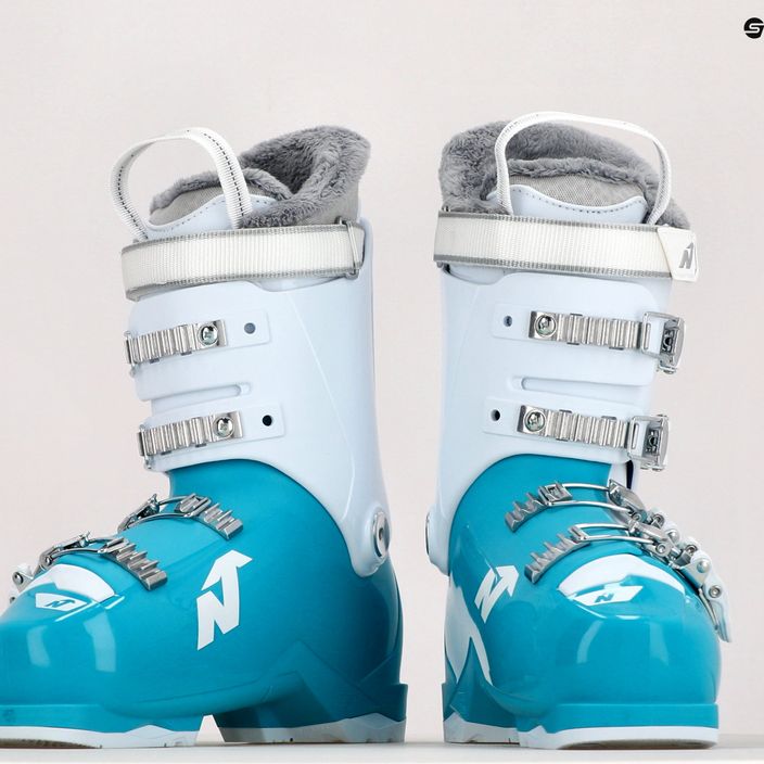 Nordica Speedmachine J4 children's ski boots blue and white 050736003L4 10