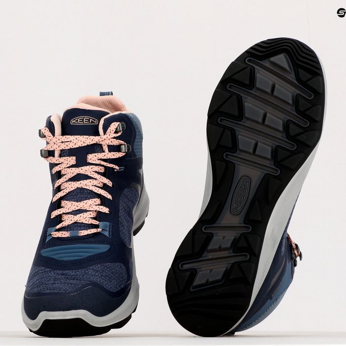 Women's trekking shoes KEEN Terradora Flex Mid navy blue 1026877 12