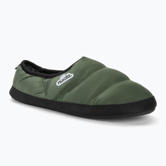 Nuvola Classic military green winter slippers