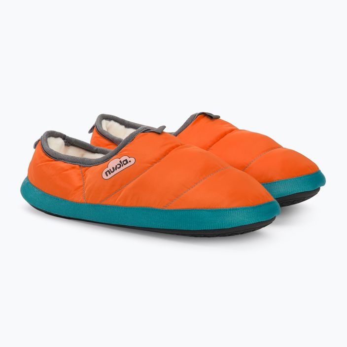 Nuvola Classic Party orange children's winter slippers 4