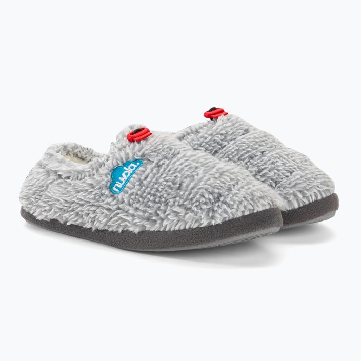 Nuvola Classic Cloud fleece grey winter slippers 4