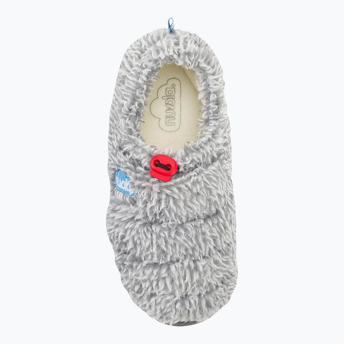 Nuvola Classic Cloud fleece grey winter slippers 6