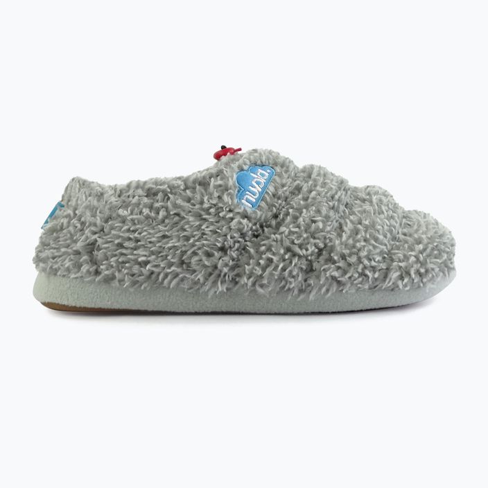 Nuvola Classic Cloud fleece grey winter slippers 9