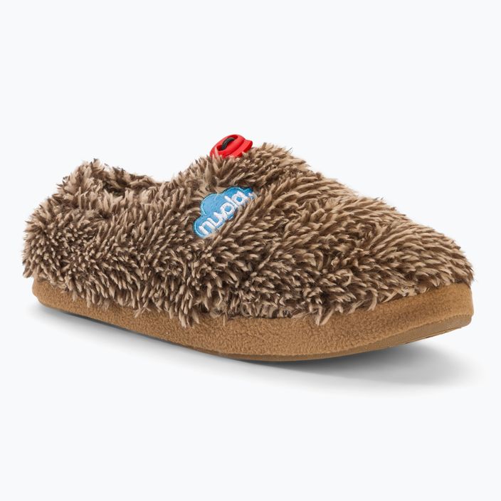 Nuvola Classic Cloud fleece brown winter slippers