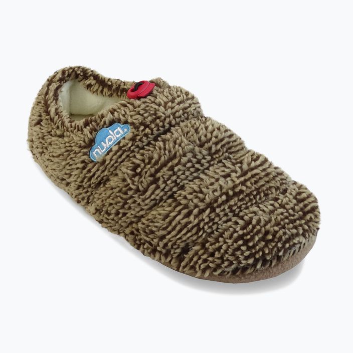 Nuvola Classic Cloud fleece brown winter slippers 7