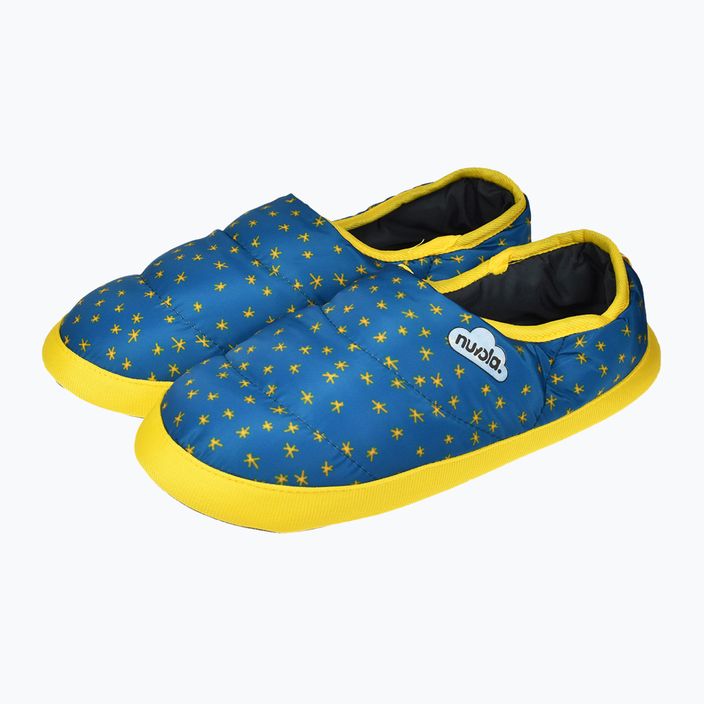 Nuvola Classic Printed twinkle blue children's winter slippers 11