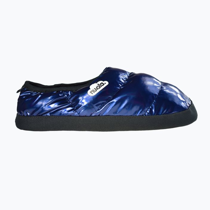 Nuvola Classic metallic blue winter slippers 8
