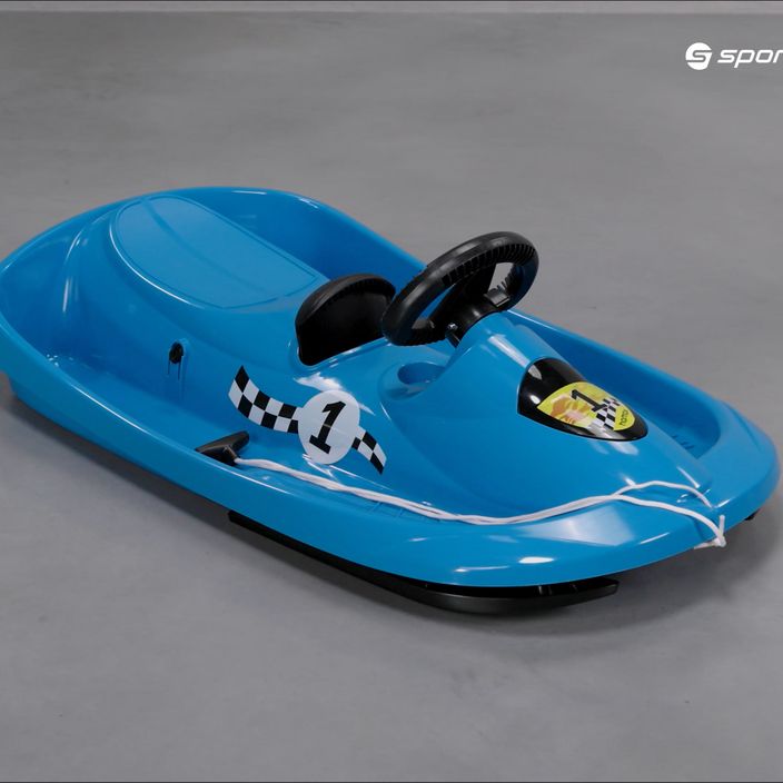 Hamax Sno Formel children's sled with handlebars blue 503412 7