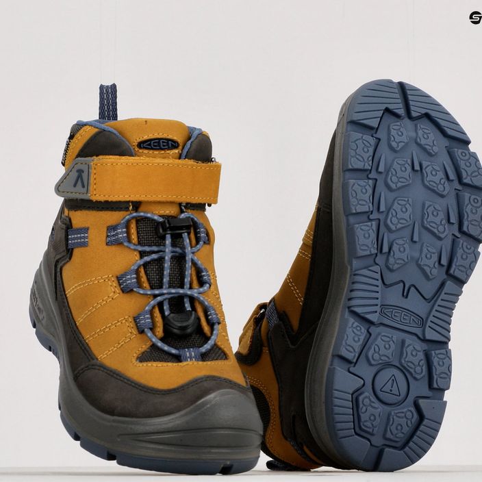 KEEN Redwood Mid junior trekking boots yellow 1023886 15