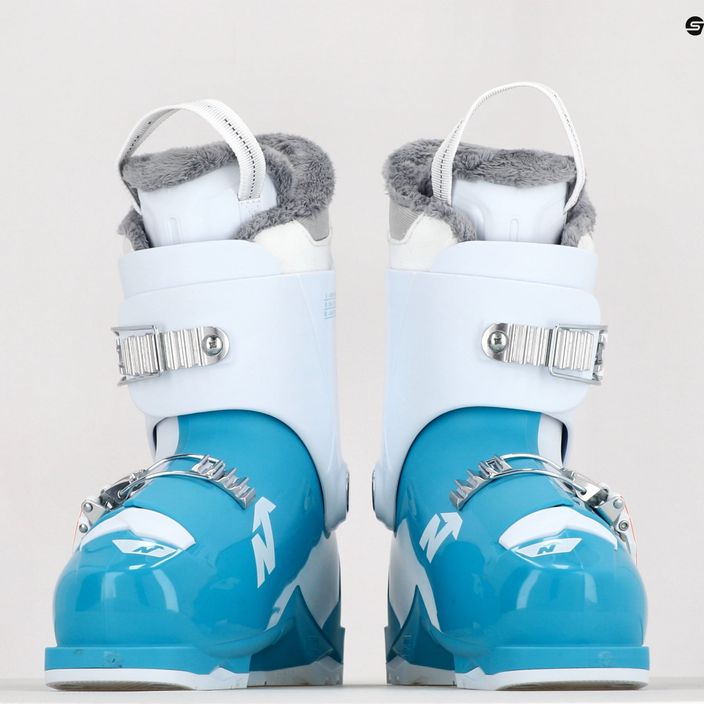 Nordica Speedmachine J2 children's ski boots blue and white 15