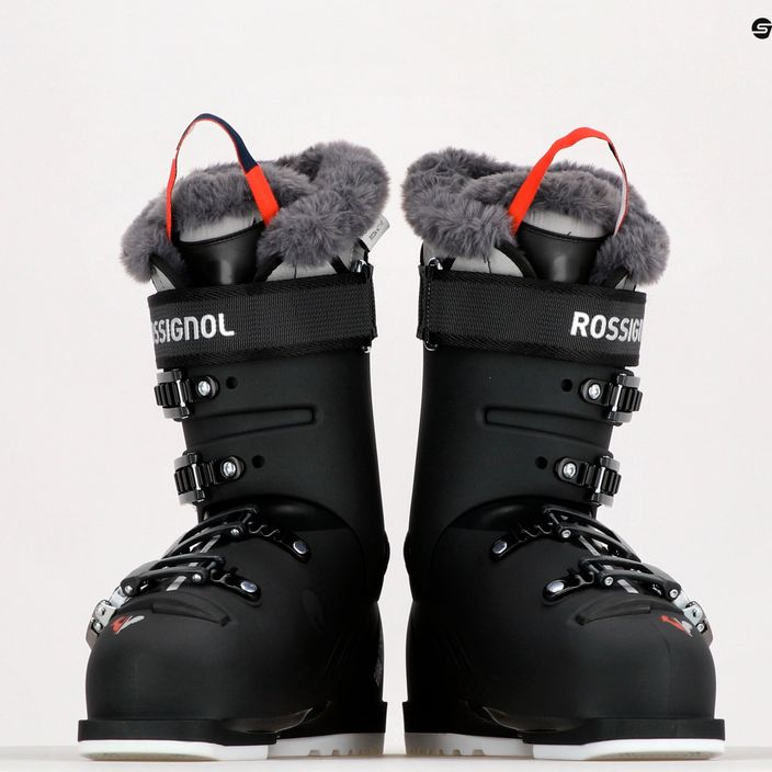 Women's ski boots Rossignol Pure Pro 80 metal ice black 16