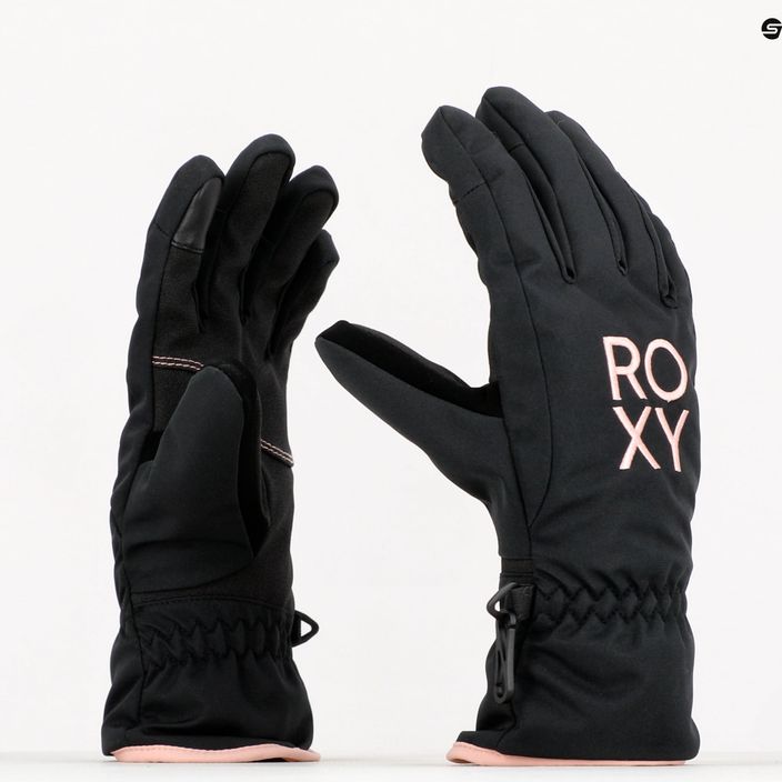 Women's snowboard gloves ROXY Freshfields 2021 true black 8