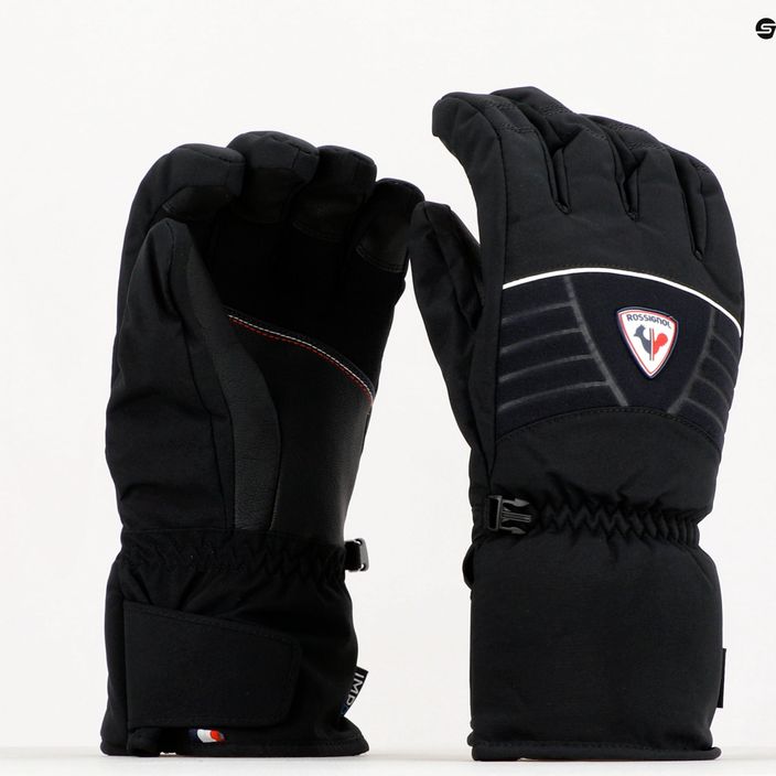Men's ski gloves Rossignol Legend Impr black 8