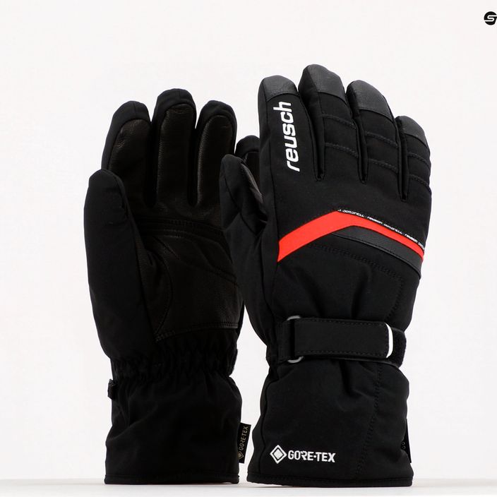 Reusch Manni GTX ski glove black/red 49/01/375 8