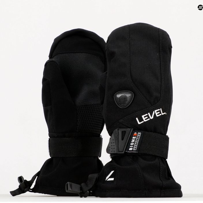 Children's snowboard gloves Level Fly Mitt black 4001JM.01 7