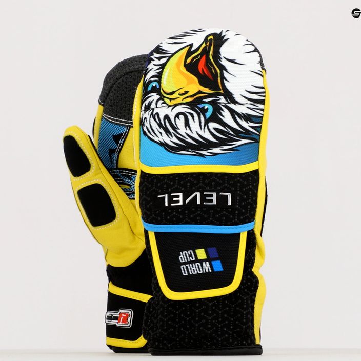 Level children's ski glove Worldcup CF Mitt yellow 4117JM.66 8