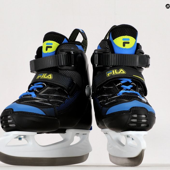 Children's skates FILA X-One blue/lime 10