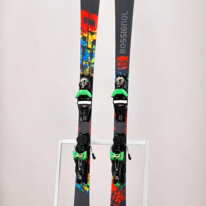 Downhill skis Rossignol Hero Elite ST TI LTD K + SPX14 black/red 10