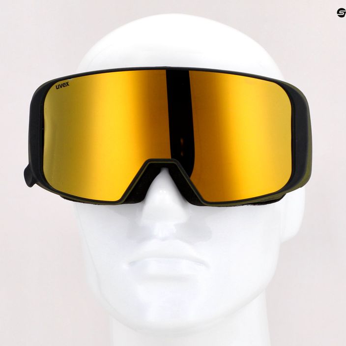 UVEX ski goggles Saga TO croco mat/mirror gold/lasergold lite/clear 55/1/351/8030 13
