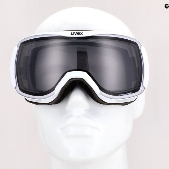 Ski goggles UVEX Downhill 2100 VPX white/variomatic polavision 55/0/390/1030 11