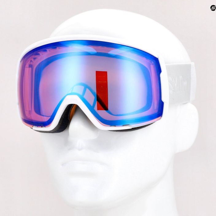 Smith Proxy white vapor/chromapop photochromic rose flash ski goggles M00741 10