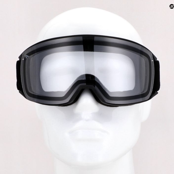 Ski goggles Alpina Nakiska black matt/clear 10