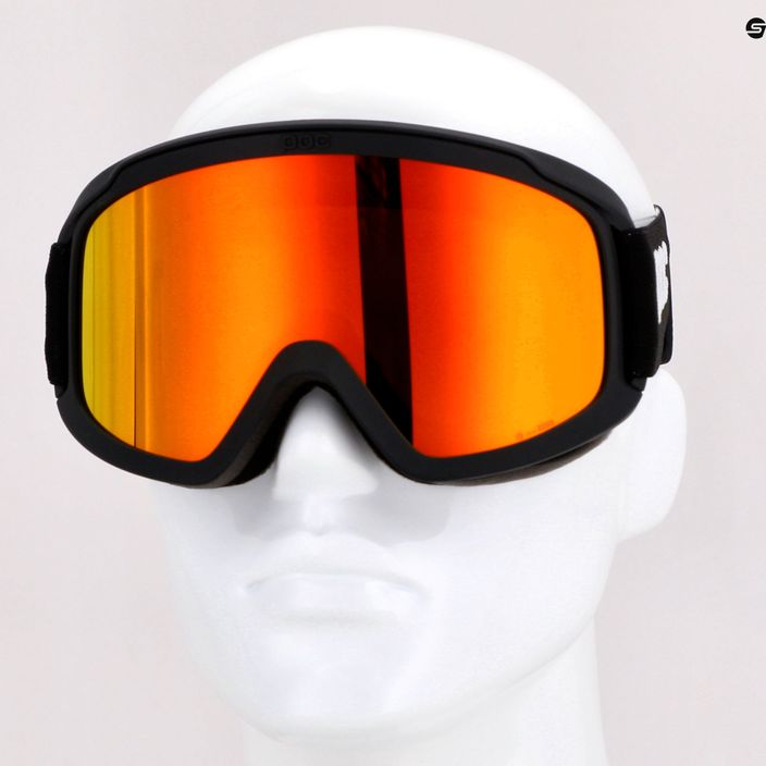 Ski goggles POC Opsin Clarity uranium black/spektris orange 11