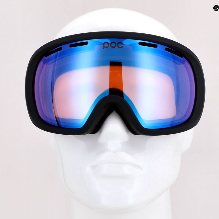 Ski goggles POC Fovea Clarity Photochromic uranium black/clarity photo light pink/sky blue 11