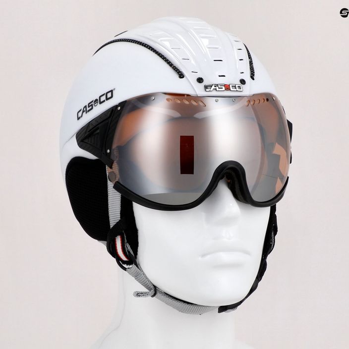 CASCO SP-2 Visier ski helmet white 07.3707 16