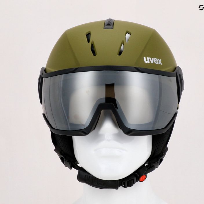 Ski helmet UVEX Instinct Visor green 56/6/260/3005 17