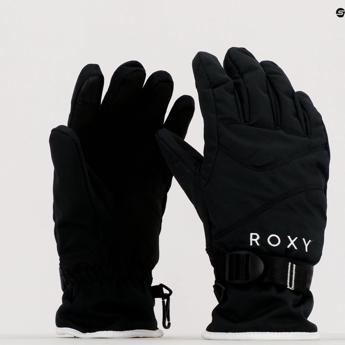 Women's snowboard gloves ROXY Jetty Solid 2021 true black 8