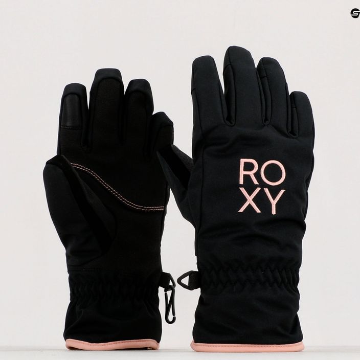 Children's snowboard gloves ROXY Freshfields 2021 true black 8