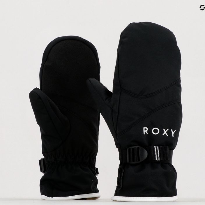Women's snowboard gloves ROXY Jetty Solid Mitt 2021 black 8