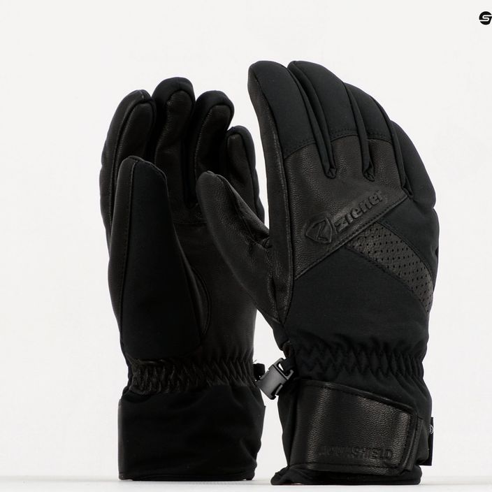 Men's ski glove ZIENER Getter AS AW black 221001 9
