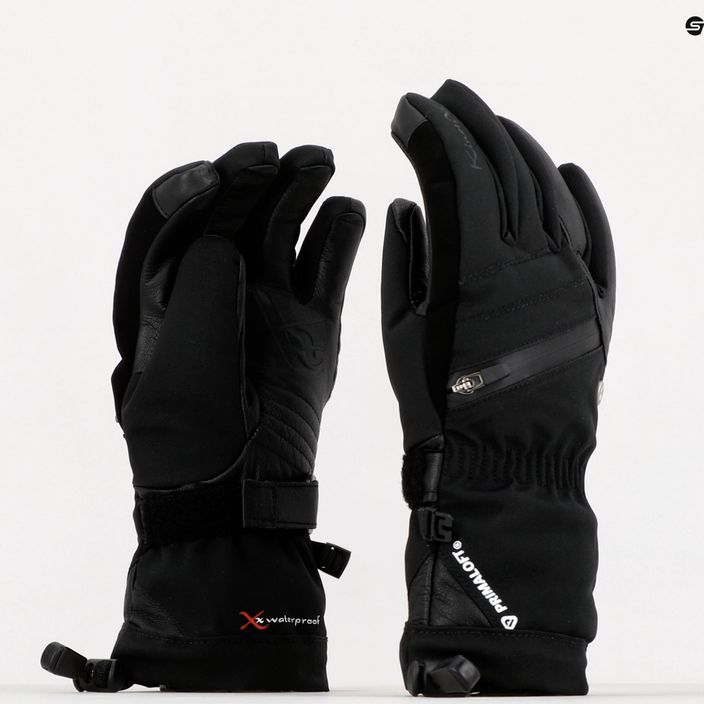 Women's KinetiXx Alina Ski Alpin Gloves Black 7020-170-01 8
