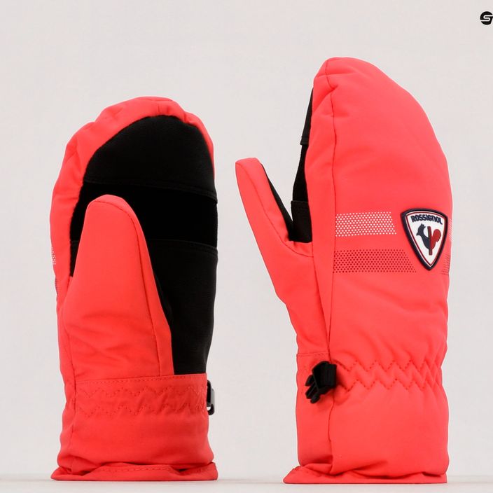 Children's ski gloves Rossignol Roc Impr M pink 6